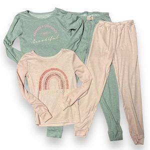 4pc Danskin Girls Pajamas Set